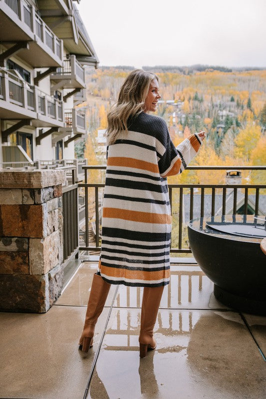STUCK IN STRIPES CARDIGAN