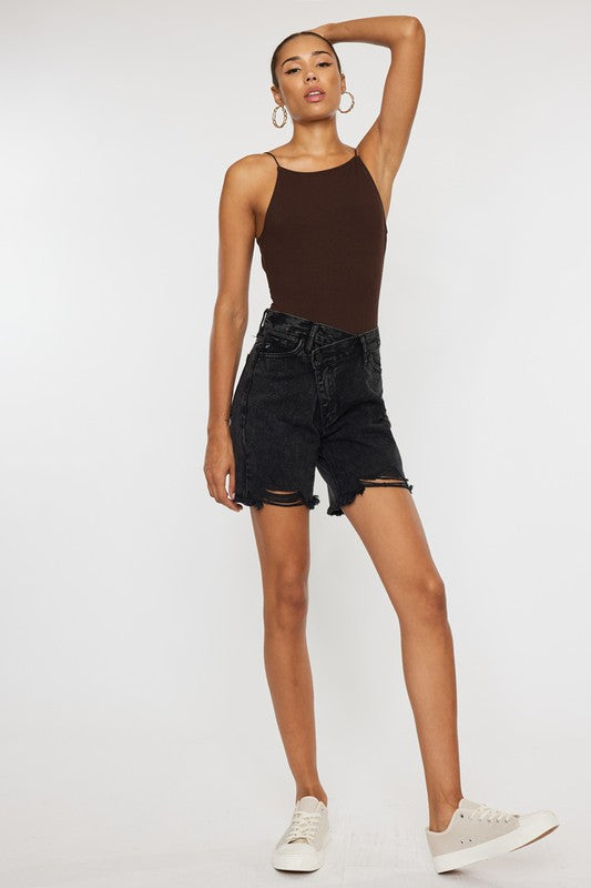 MIDNIGHT DENIM SHORTS