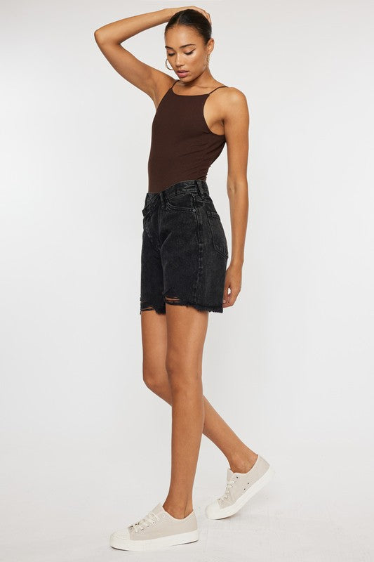 MIDNIGHT DENIM SHORTS