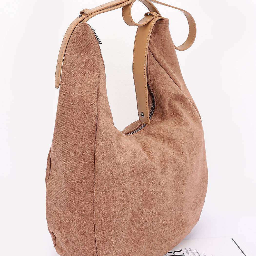 LUXE FAUX SUEDE BUNDLE BAG