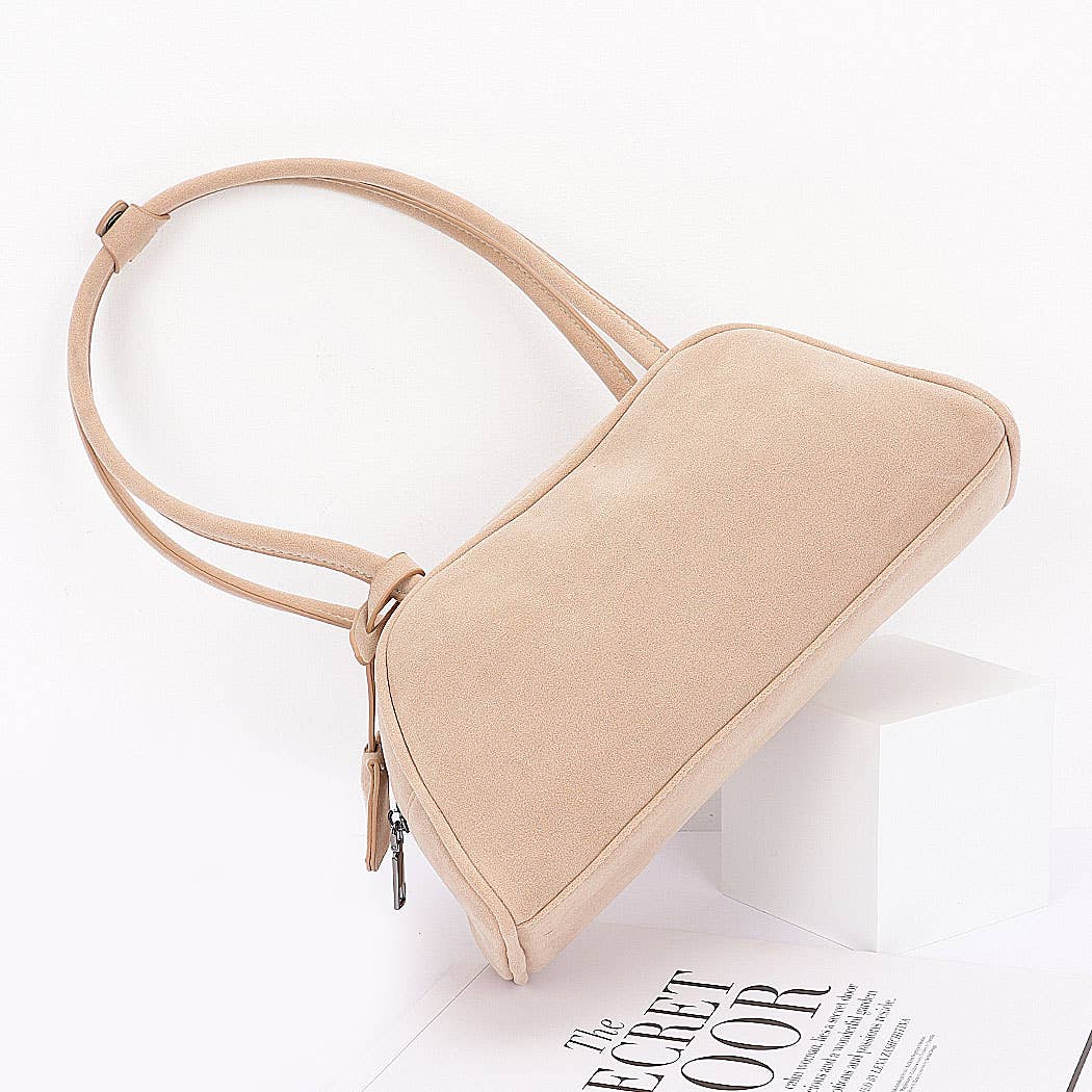 BARE BEAUTY FAUX SUEDE SPORT BAG