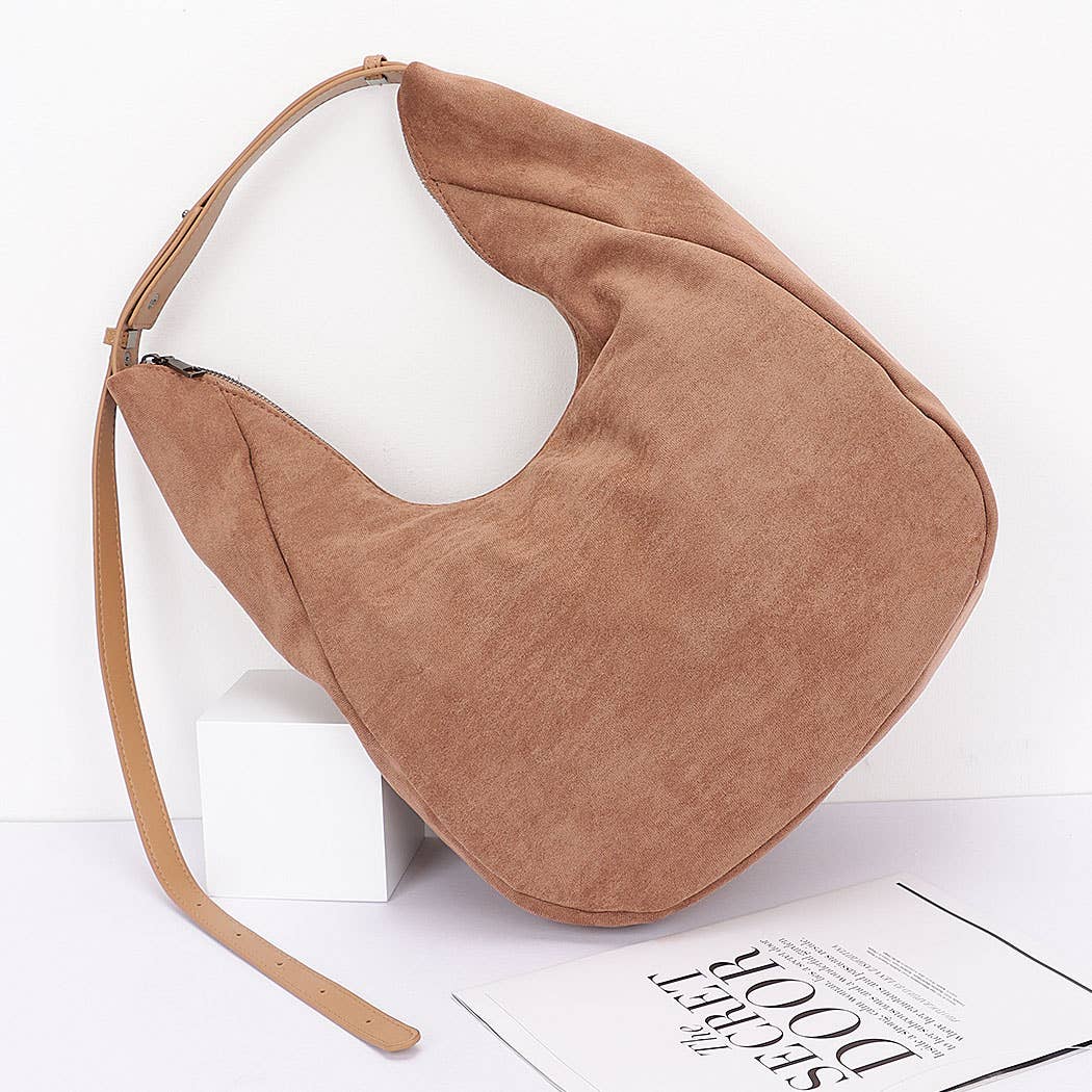 LUXE FAUX SUEDE BUNDLE BAG