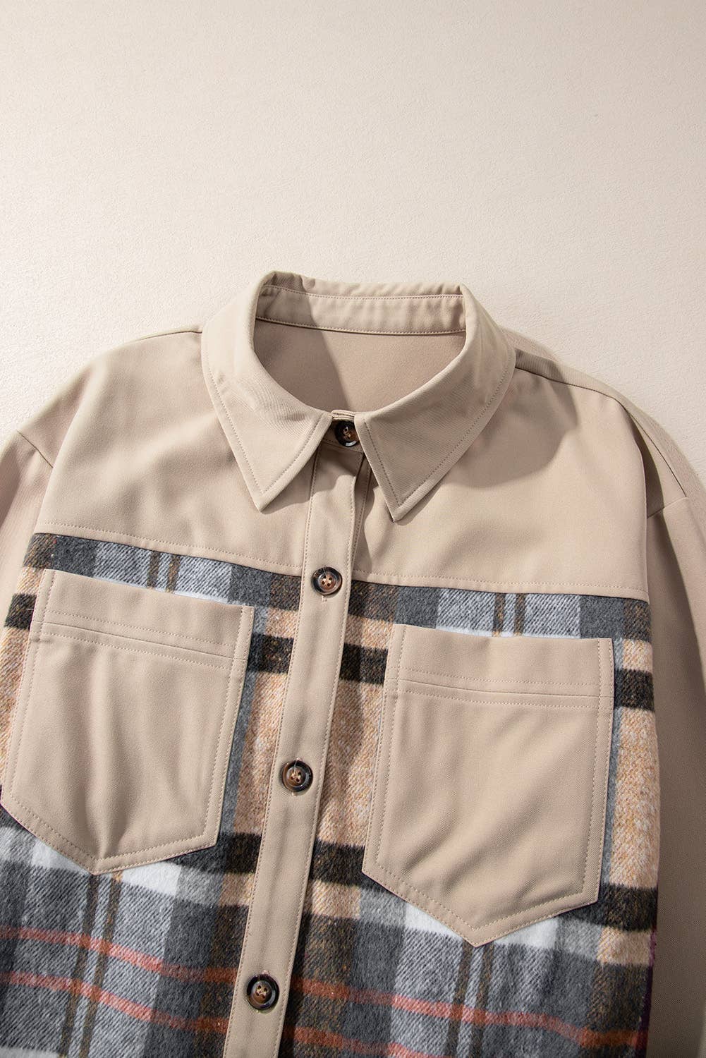 PLAID AND PROUD PATCHWORK MINI DRESS