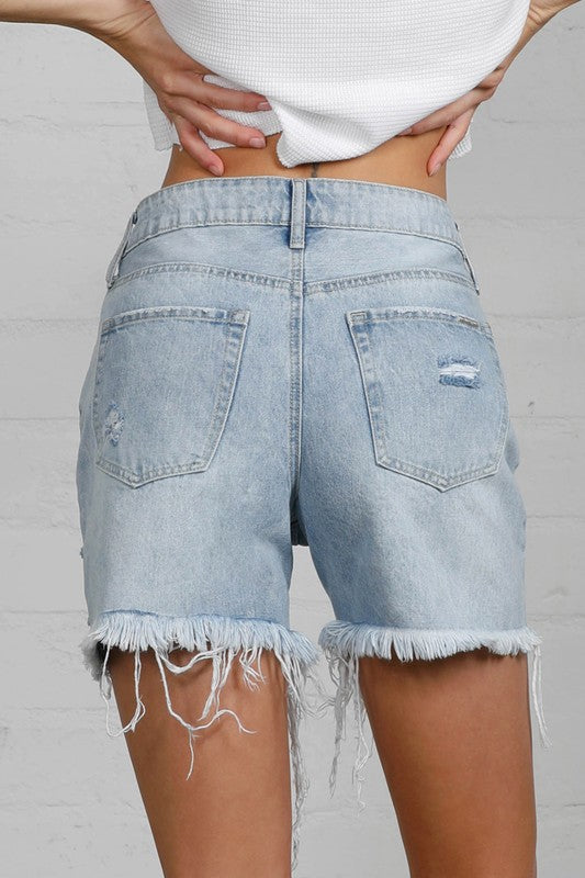 SUNSHINE DENIM SHORTS