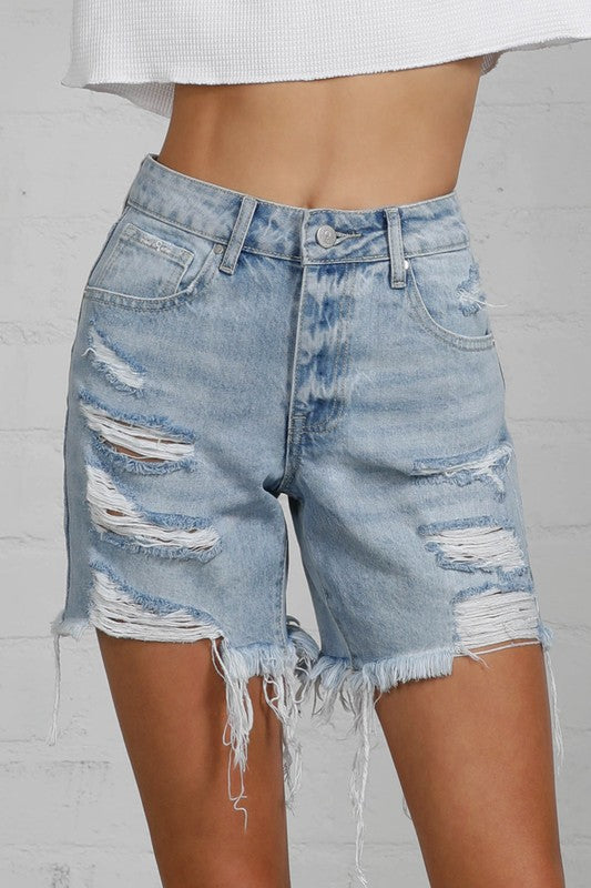 SUNSHINE DENIM SHORTS