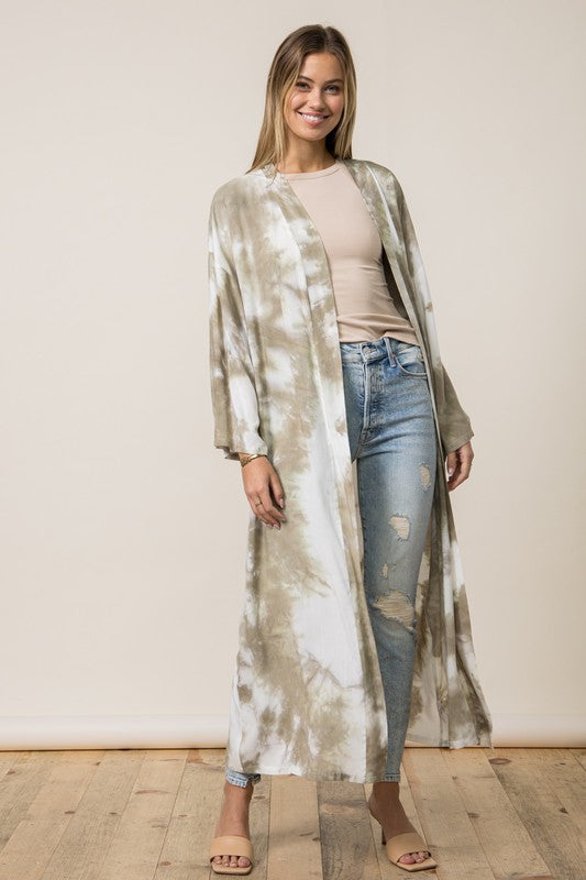 PISTACHIO TIE DUSTER