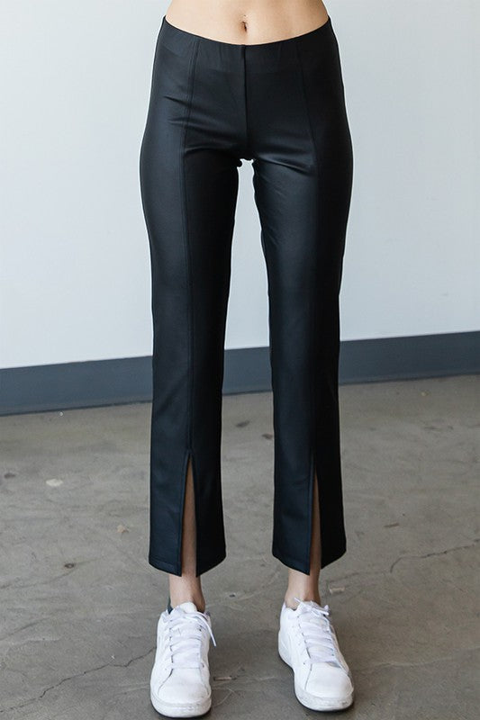 CITY GAL FAUX LEATHER PANTS