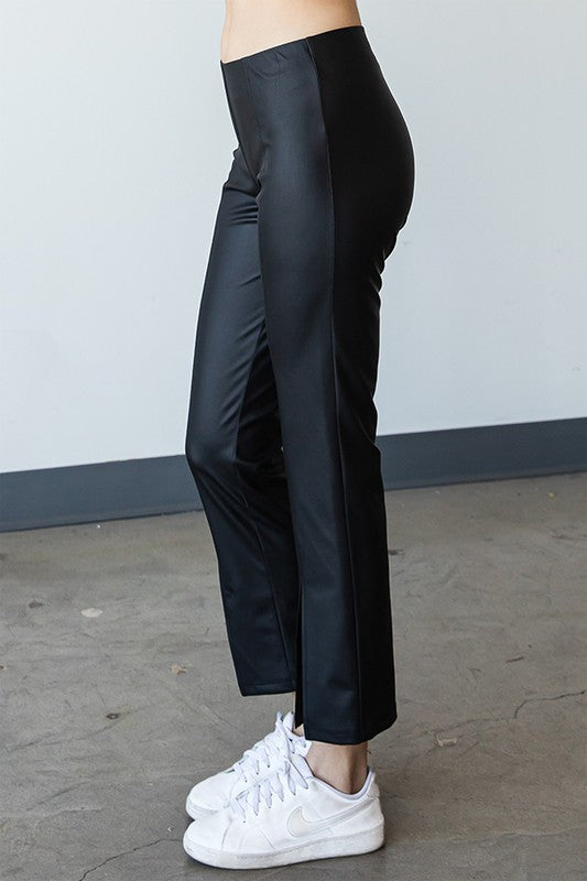 CITY GAL FAUX LEATHER PANTS