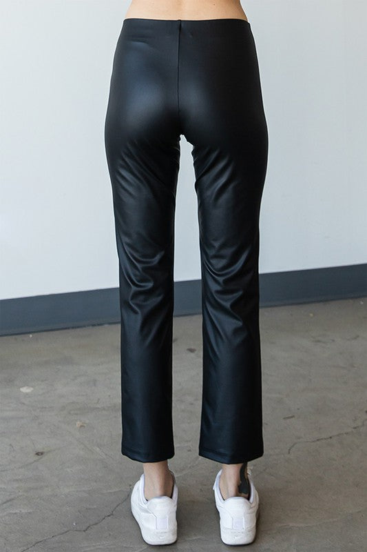 CITY GAL FAUX LEATHER PANTS